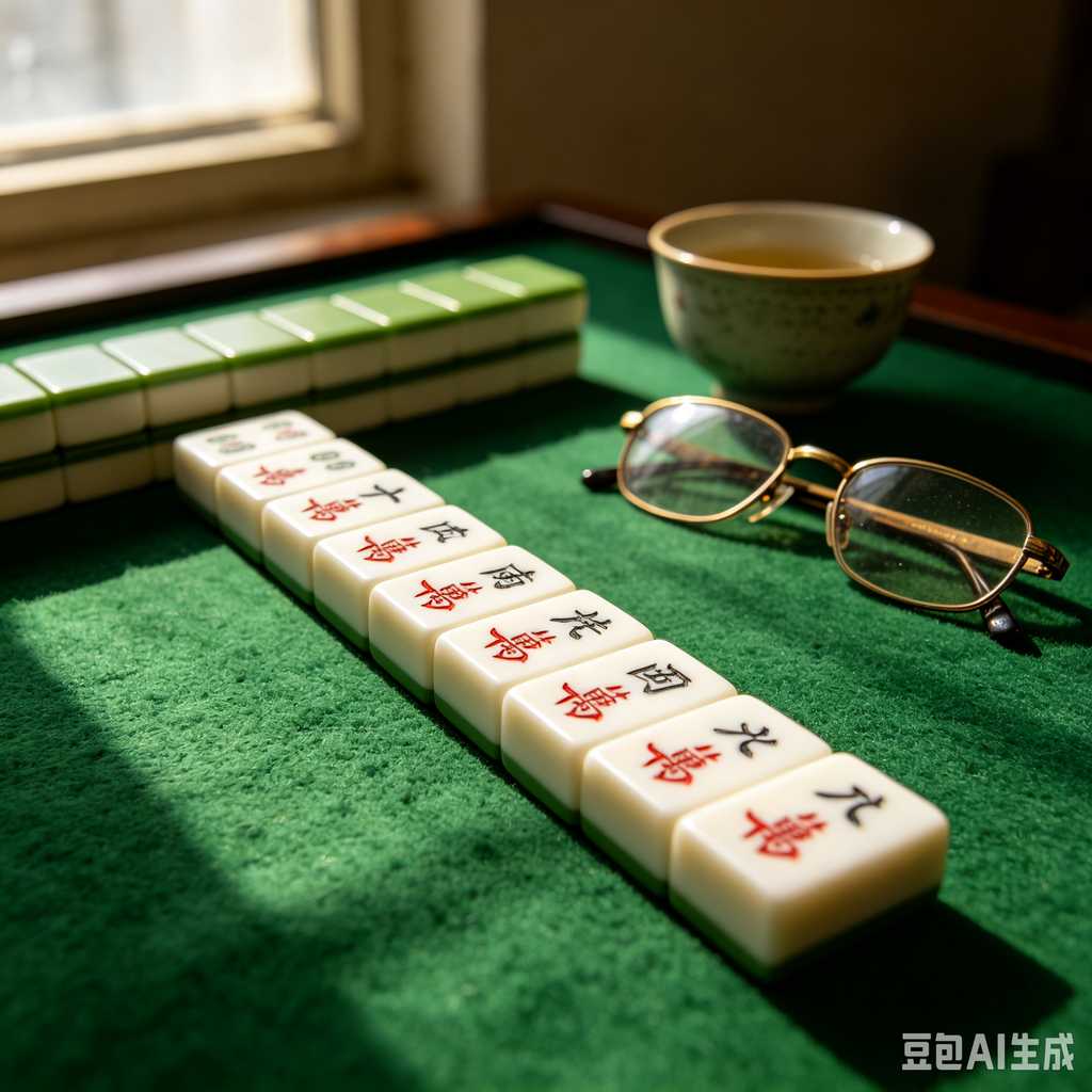 handmade mahjong tiles set