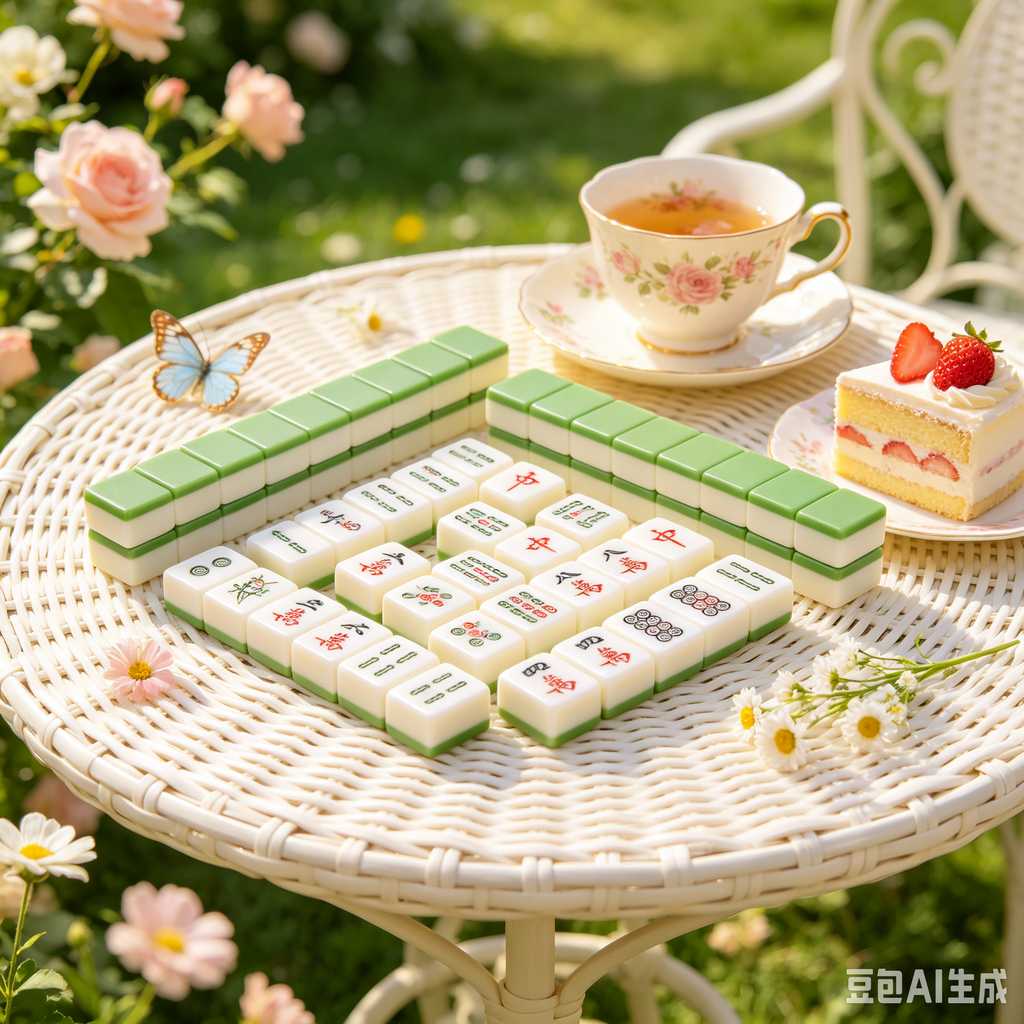 bamboo mahjong set