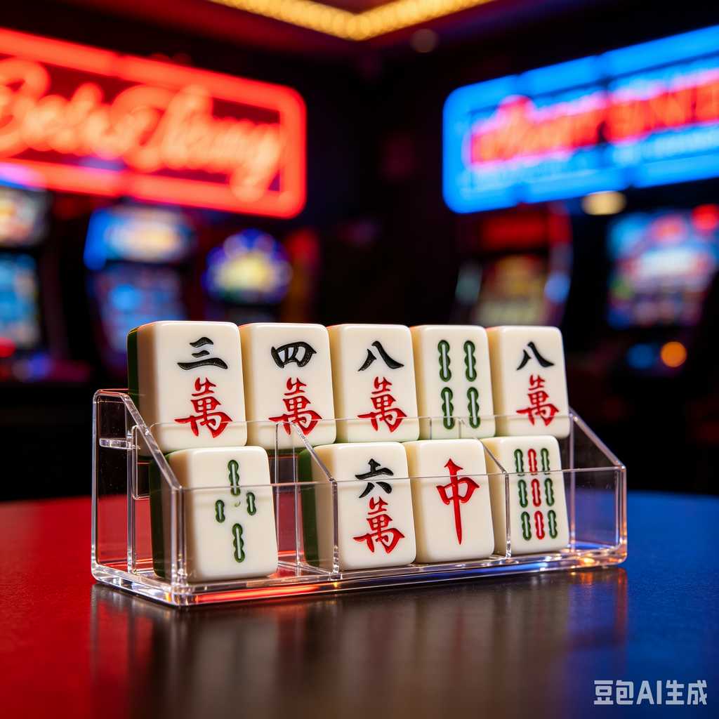 mini travel mahjong set lightweight
