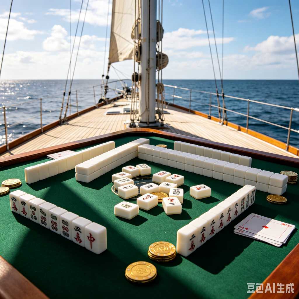 saturated color mahjong set print